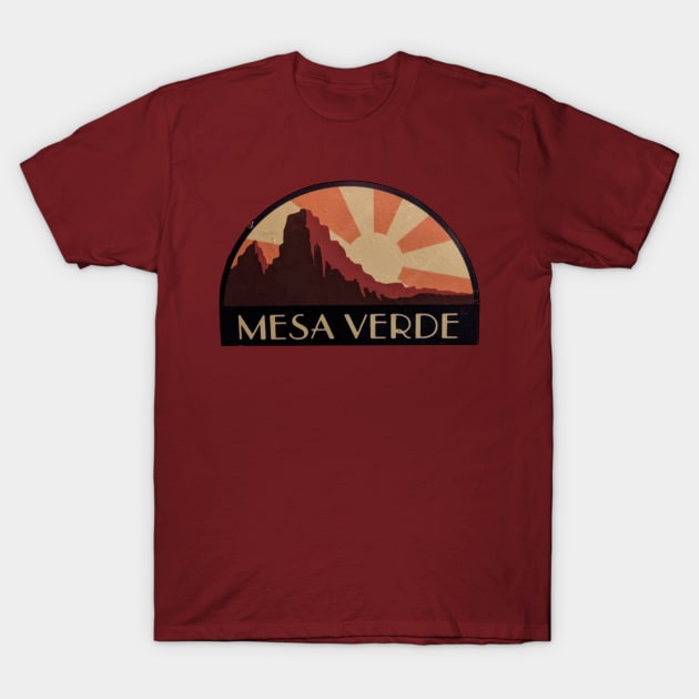 Mesa Verde Art T-Shirt by Azerod